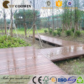 Fácil instalar decks composto de plástico de madeira, piso externo anti-rachadura à prova d &#39;água